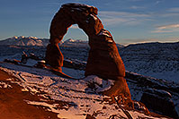 /images/133/2013-12-25-arches-delicate-1dx_9249.jpg - #11452: Delicate Arch in Arches National Park … December 2013 -- Delicate Arch, Arches Park, Utah