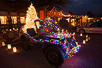 /images/133/2016-12-02-tubac-lights-1dx_30695.jpg - #13194: USMC Jeep with Christmas Lights in Tubac, Arizona … December 2016 -- Tubac, Arizona