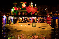 /images/133/2017-12-09-tempe-boats-lumi50-5d4_1748.jpg - #14203: Boat #14 with Santa - Happy Holidays - at APS Fantasy of Lights Boat Parade … December 2017 -- Tempe Town Lake, Tempe, Arizona
