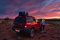 /images/133/2020-05-14-gv-xterra-sunset-a7r3_24075.jpg - #14804: Xterra and coolers … June 2020 -- Santa Rita Mountains, Arizona