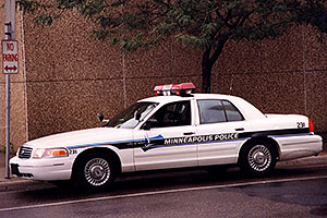 Minneapolis Police car