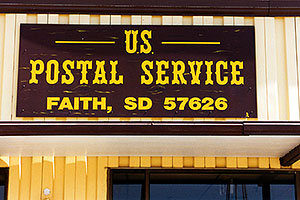 US mail Post office in Faith, South Dakota â€¦ Christina moving Chicago-Phoenix