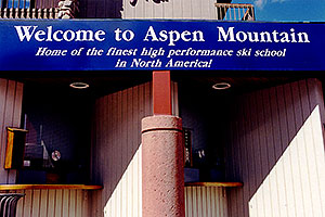 `Welcome to Aspen Mountain - Home of the finest high performance ski school in North America`