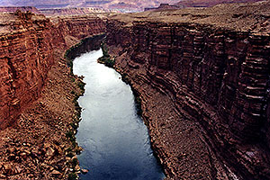 Looking south at Colorado River â€¦ near North Rim of Grand Canyon, Arizona 