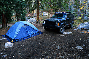 camping by Independence Pass