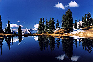 images of Paradise Divide lake (elev 11,250 ft)