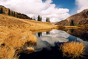 images of Paradise Divide lake (elev 11,250 ft)