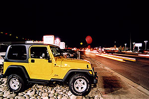yellow Jeep Wrangler Sport at Lithia Jeep in Centennial, Colorado