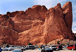 rock of Kissing Camels at Garden of the Gods 