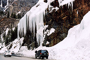 icicles near Ouray