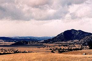 view from Wilkerson Pass towards Hartsel