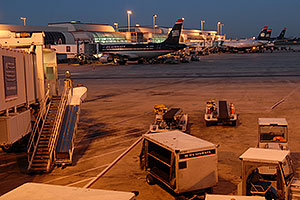 US Airways airlines at Charlotte airport