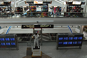 images of Concourse B at Denver airport