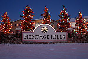 night at Heritage Hills in Lone Tree