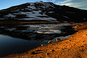 Reflection in Independence Pass lake