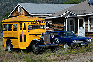 Old School Bus in Buena Vista