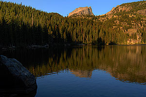 Bear Lake (elev 9,475 ft) in the morning