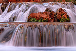 Waterfalls along Havasu Creek