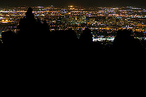 View from Squaw Peak south at Phoenix