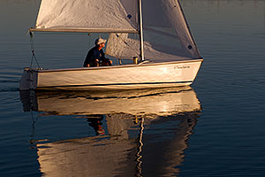Arizona Yacht Club Sailboat at Tempe Town Lake