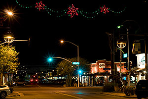 Night at Scottsdale Road and Main St