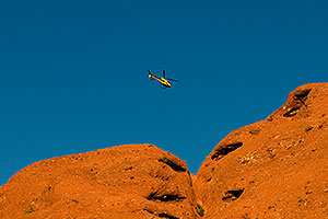 Helicopter over Papago Park