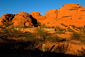 Ramada by the Buttes of  Papago Park