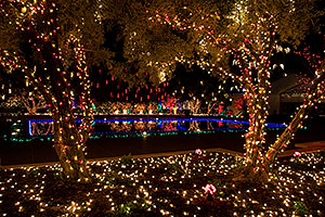 Christmas Lights by Mesa Arizona Temple