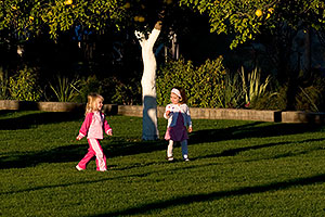 Kids at the West side of Mesa Arizona Temple