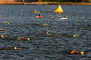 00:42:12 - Swimmers at Nathan Triathlon