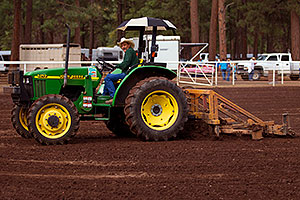 Preparing the field for NAHA event in Flagstaff