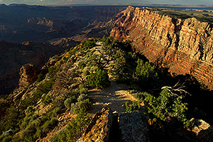 Images of Grand Canyon with Colorado River in the background