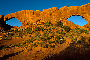South and North Windows in Arches National Park