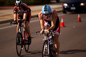 04:03:16 - #41 Stijn Demeulemeester [BEL] cycling for eventual 20th place in 09:05:24 - Ironman Arizona 2010