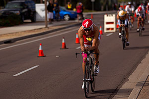 03:48:55 - #1 Jordan Rapp [4th,USA,08:16:45] early in Lap 3 - Ironman Arizona 2010