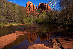 Cathedral Rock and Oak Creek in Sedona