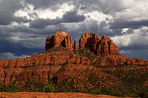 Monsoon clouds in Sedona