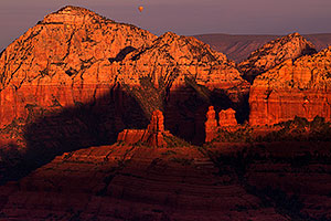 Balloon over Red Rocks at Schnebly Hill Road in Sedona