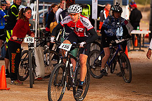 07:06:59 #156 at the end of the lap of Mountain Biking at Trek Bicycles 12 and 24 Hours of Fury â€¦