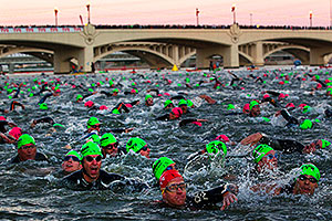 00:05:52 - Early in the swim - Ironman Arizona 2011