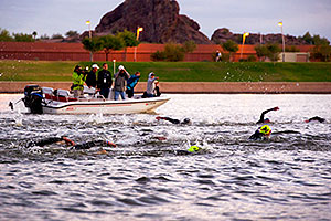 00:02:25 - Pros early in the swim - Ironman Arizona 2011
