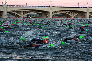 00:05:23 - Early in the swim - Ironman Arizona 2011