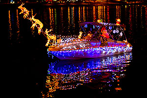 Boat #13 before APS Fantasy of Lights Boat Parade