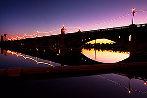 Tempe Town Lake twilight reflections