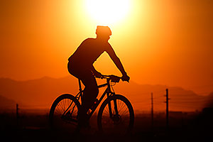 10:11:17 #217 mountain biking at sunset at 12 Hours of Papago 2012 â€¦