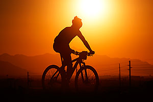 10:12:14 #235 mountain biking at sunset at 12 Hours of Papago 2012 â€¦