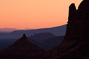 Sunset at Schnebly Hill Road in Sedona