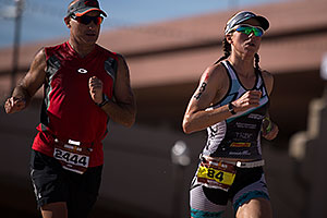 08:04:45 - #84 Charisa Wernick [USA, 9th] and #2444 running at Ironman Arizona 2012
