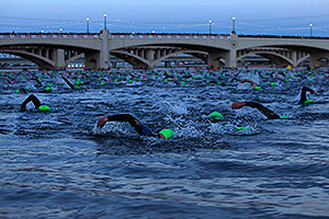 00:02:31 - swimming at Ironman Arizona 2012