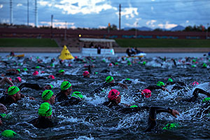 00:03:53 - swimming at Ironman Arizona 2012